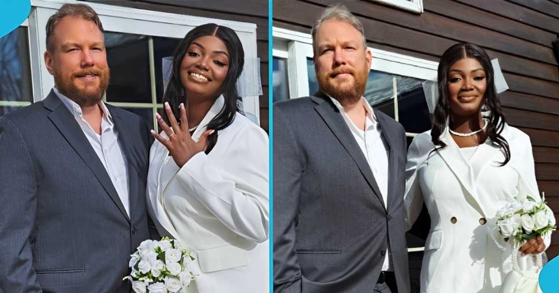 Ghanaian lady, obroni husband, interracial marriage. civil wedding, relationship. Ghanaian lady, obroni husband, interracial marriage. civil wedding, relationship.