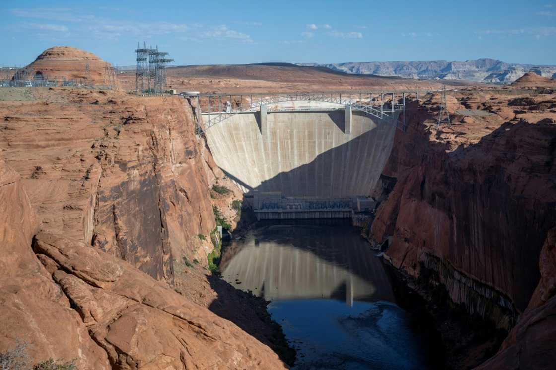 The Glen Canyon Dam on the Colorado River in Arizona has suffered a multi-year drought amid fears of the effect on local water supply The Glen Canyon Dam on the Colorado River in Arizona has suffered a multi-year drought amid fears of the effect on local water supply