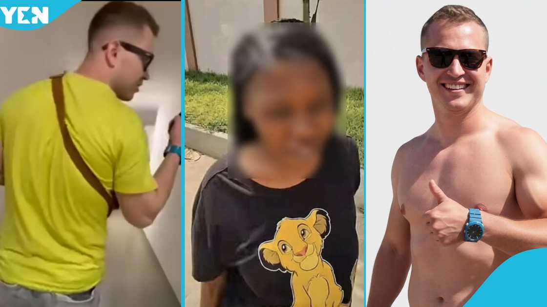 Russian Man, Yaytseslav, YouTube, TikTok, Ghanaian Girls, Accra Mall, Trending Videos