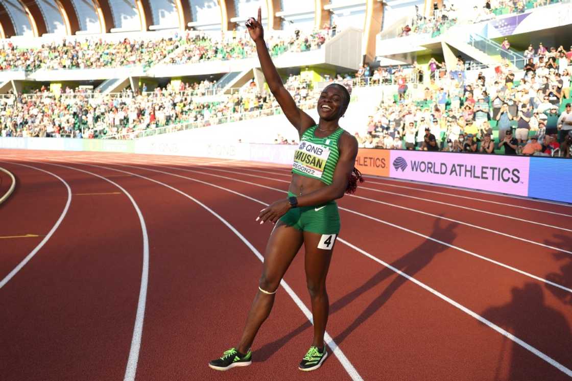 Tobi Amusan won gold in the Women's 100m Hurdles Final on day ten of the World Athletics Championships Tobi Amusan won gold in the Women's 100m Hurdles Final on day ten of the World Athletics Championships