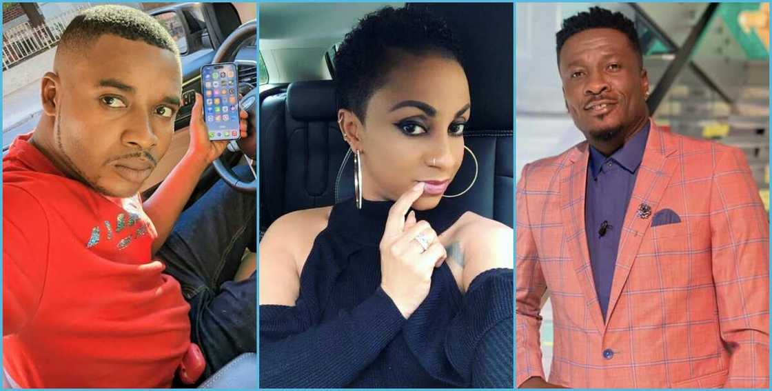 Photo of Twene Jonas, Gifty Gyan and Asamoah Gyan Photo of Twene Jonas, Gifty Gyan and Asamoah Gyan