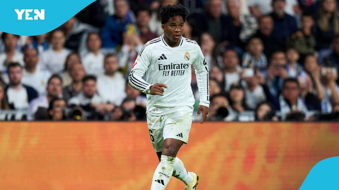 Real Madrid, Endrick Felipe, Gabriely Miranda, Japan, Estadio Santiago Bernabeu Real Madrid, Endrick Felipe, Gabriely Miranda, Japan, Estadio Santiago Bernabeu