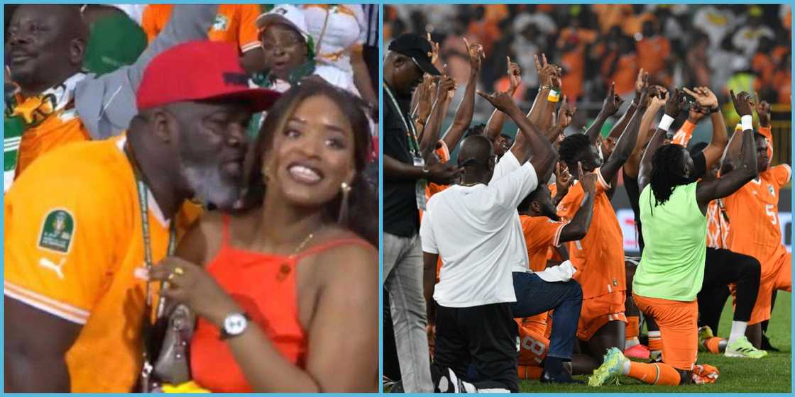 Ivorian Man In Viral AFCON Video Shares What He Was Telling The Lady Ivorian Man In Viral AFCON Video Shares What He Was Telling The Lady