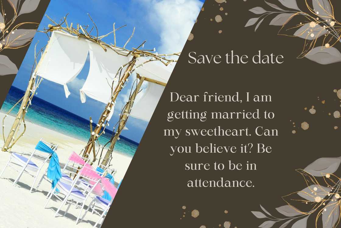 wedding invitation messages