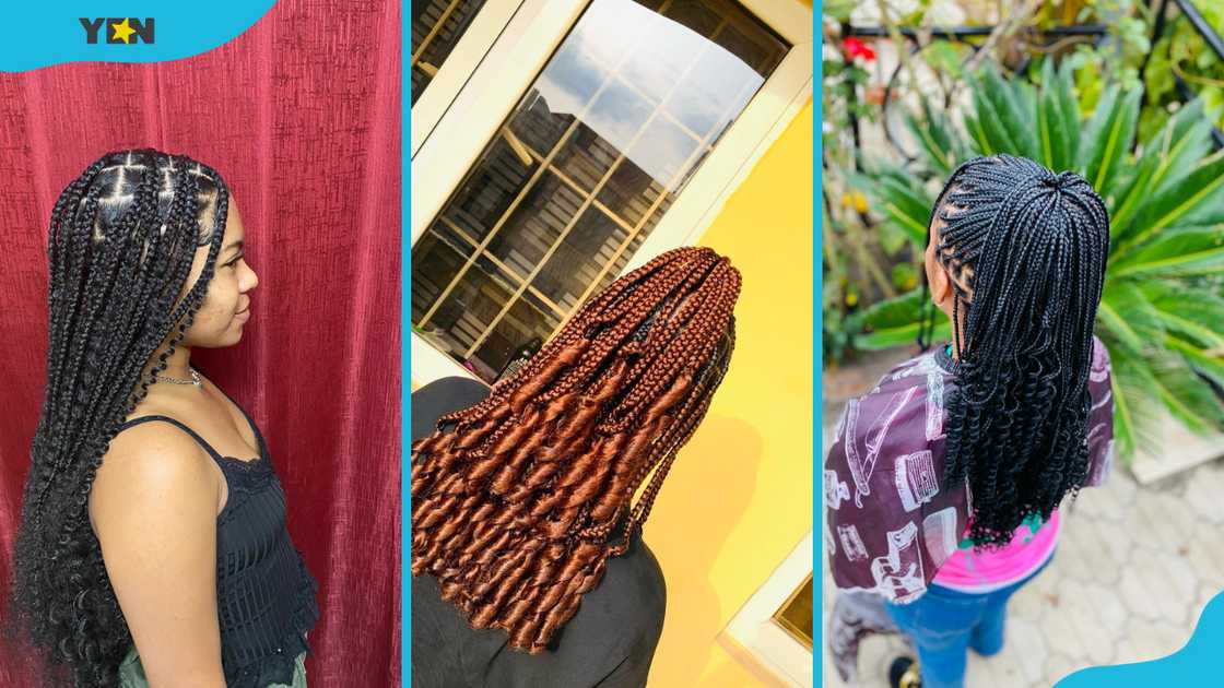 knotless braids with curls knotless braids with curls