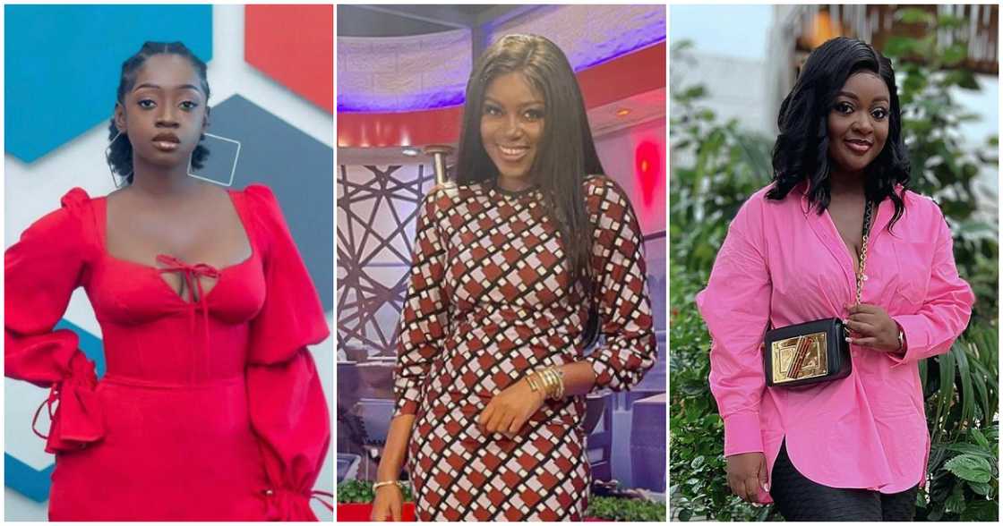 Adomaa, Yvonne Nelson and Jackie Appiah Adomaa, Yvonne Nelson and Jackie Appiah