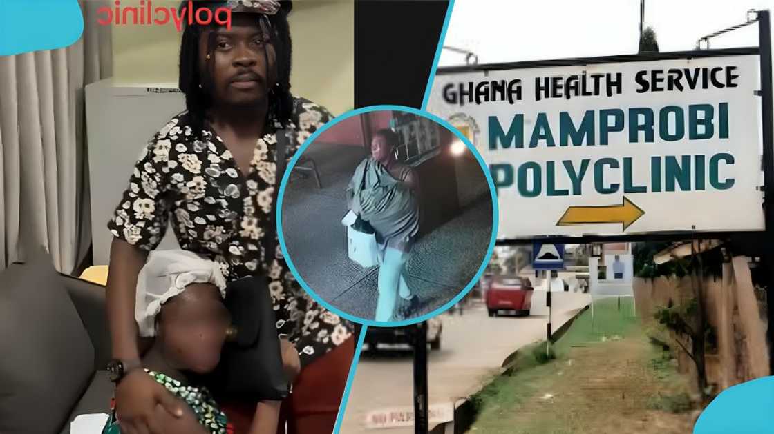 Footage Emerges of Woman Allegedly Fleeing With Newborn at Mamprobi Polyclinic