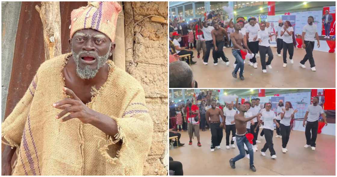 Lil Win dances inside Kejetia Market