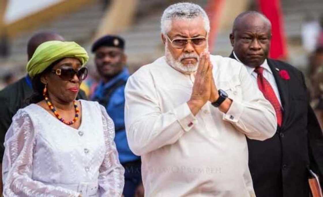 Photos of Late JJ Rawlings and his wife Nana Konadu which show they were inseperable