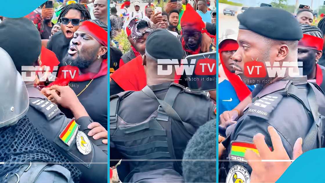 Shatta Wale, Police officer, EOCO office, Shatta Wale's fans, Social media, Shatta Wale detained Shatta Wale, Police officer, EOCO office, Shatta Wale's fans, Social media, Shatta Wale detained