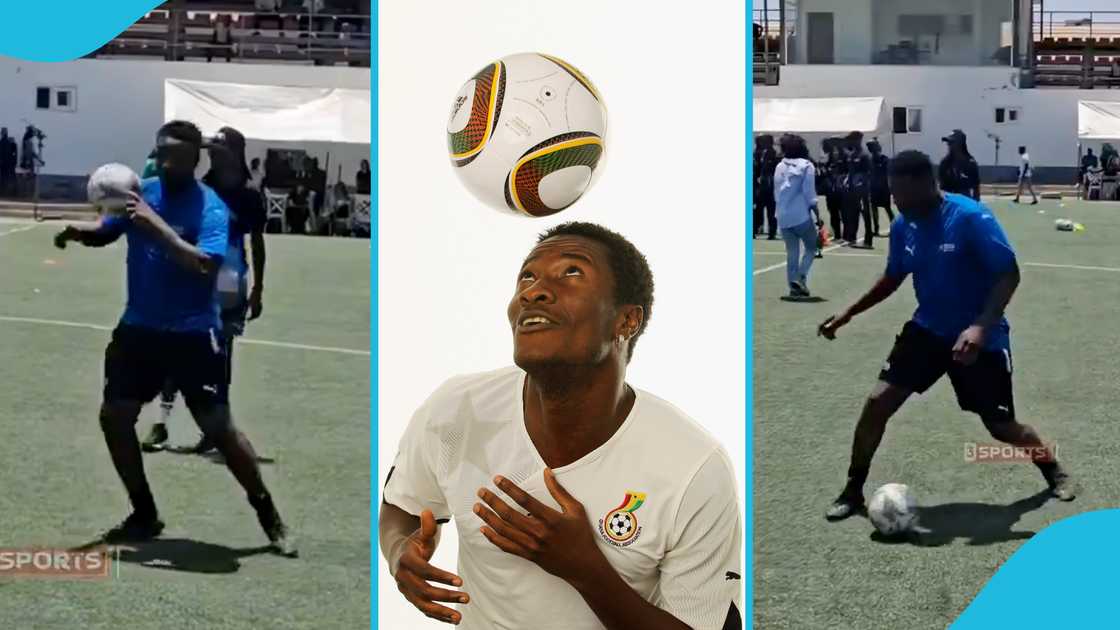 Asamoah Gyan, wow, CAF, Grassroots Festival, Accra, Ghana, showmanship. Asamoah Gyan, wow, CAF, Grassroots Festival, Accra, Ghana, showmanship.