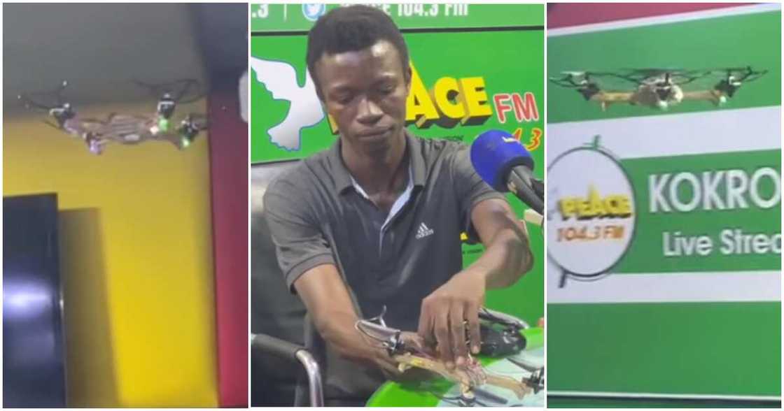 Ghanaian build flying drone. Ghanaian build flying drone.