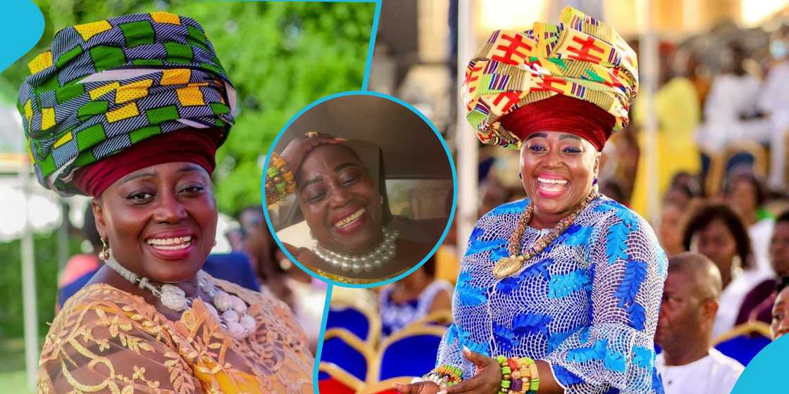 Akumaa Mama Zimbi flaunts looks without scarf Akumaa Mama Zimbi flaunts looks without scarf