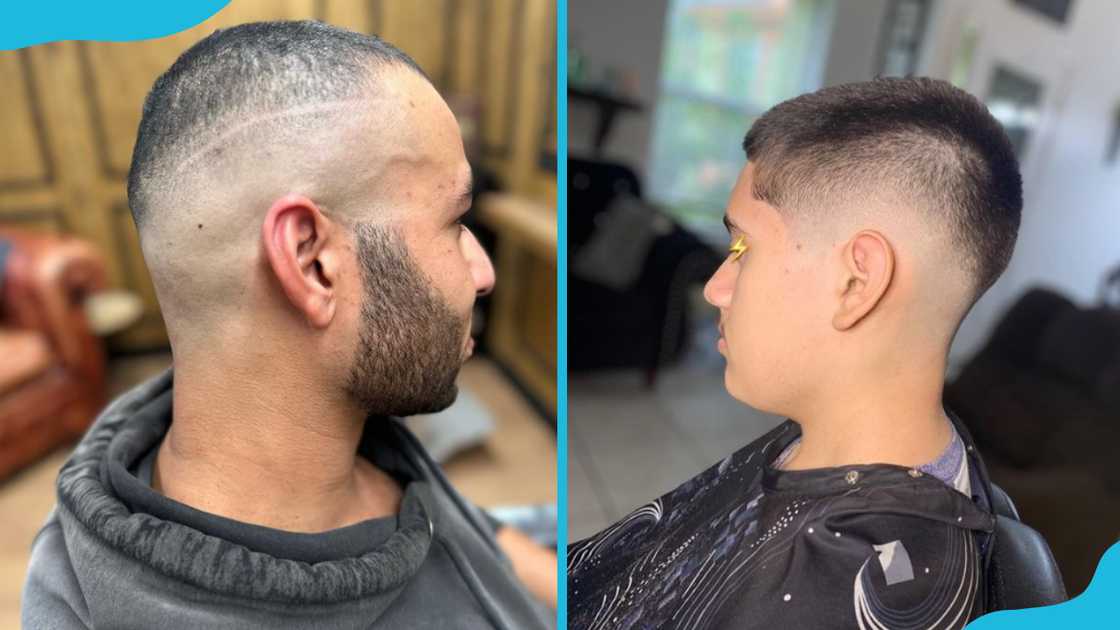 Buzz cut with fade