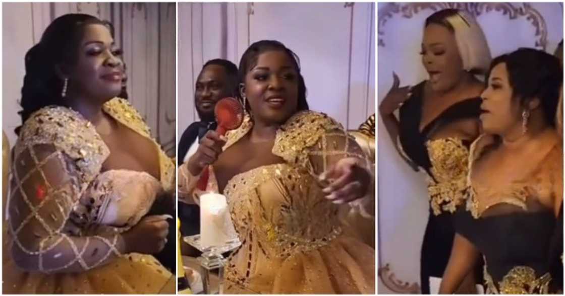 Tracey Boakye's wedding dinner. Tracey Boakye's wedding dinner.