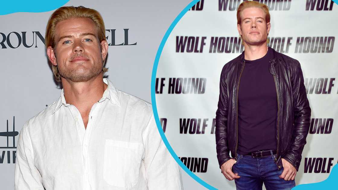 Trevor Donovan attends the special screening of the Hallmark movie Groundswell (L). Trevor Donovan attends the Detroit Screening of Wolf Hound (R) Trevor Donovan attends the special screening of the Hallmark movie Groundswell (L). Trevor Donovan attends the Detroit Screening of Wolf Hound (R)