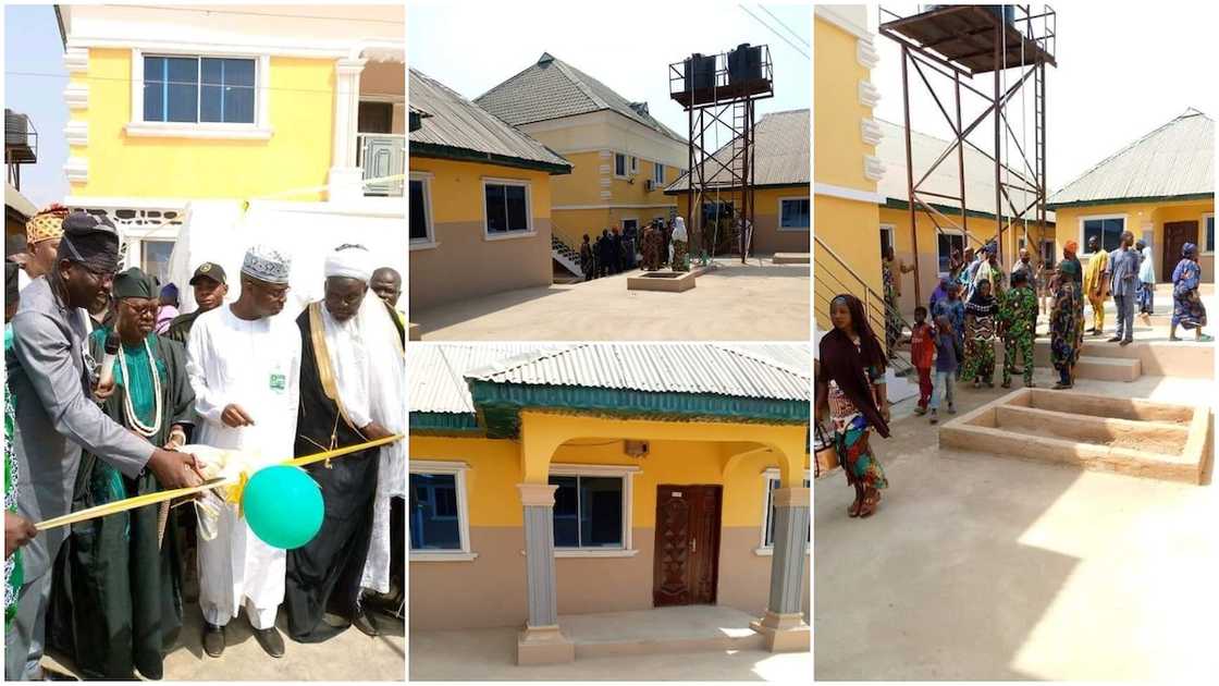 Man builds big compound with 100 rooms, hands over keep to his kinsmen