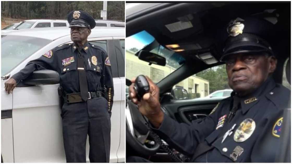 He's a cop. He's 91. And he has no plans to retire, says until God wills He's a cop. He's 91. And he has no plans to retire, says until God wills