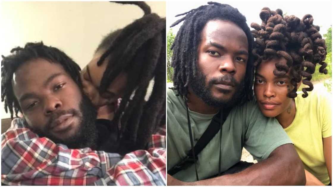 Couple flaunt their natural long hair in amazing photos, many ask how they did it Couple flaunt their natural long hair in amazing photos, many ask how they did it