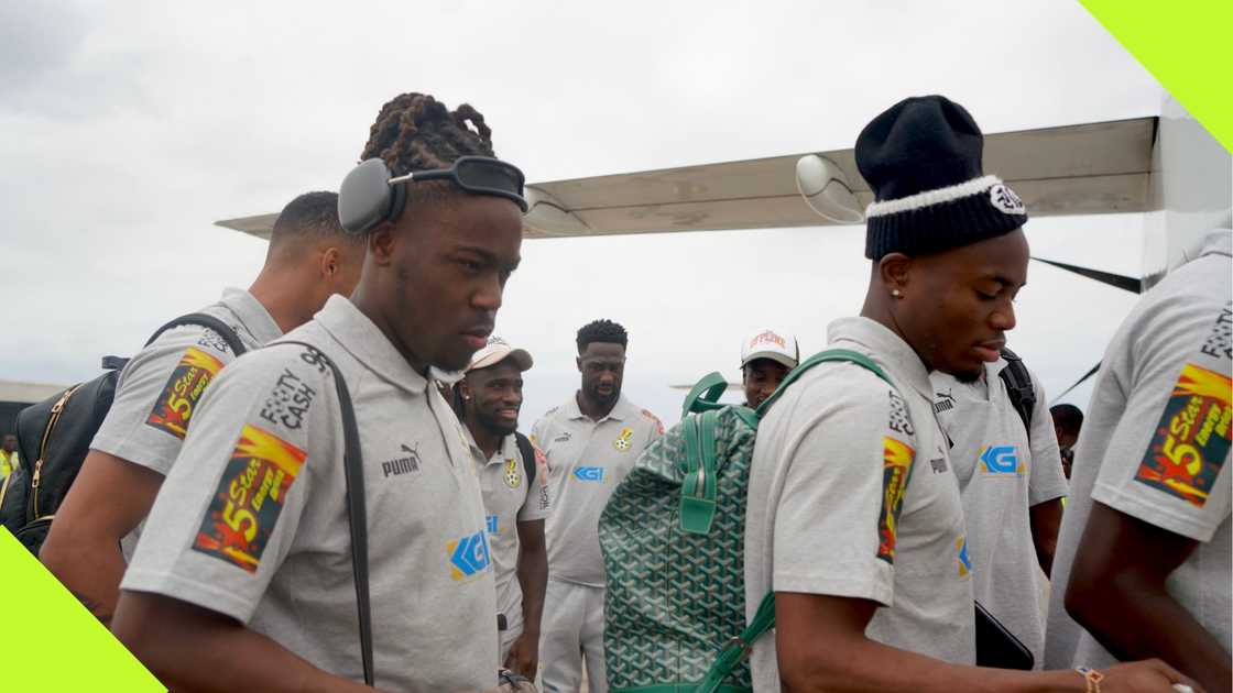 Players of the Black Stars begin to arrive ahead of the Africa Cup of Nations qualifiers against Sudan.