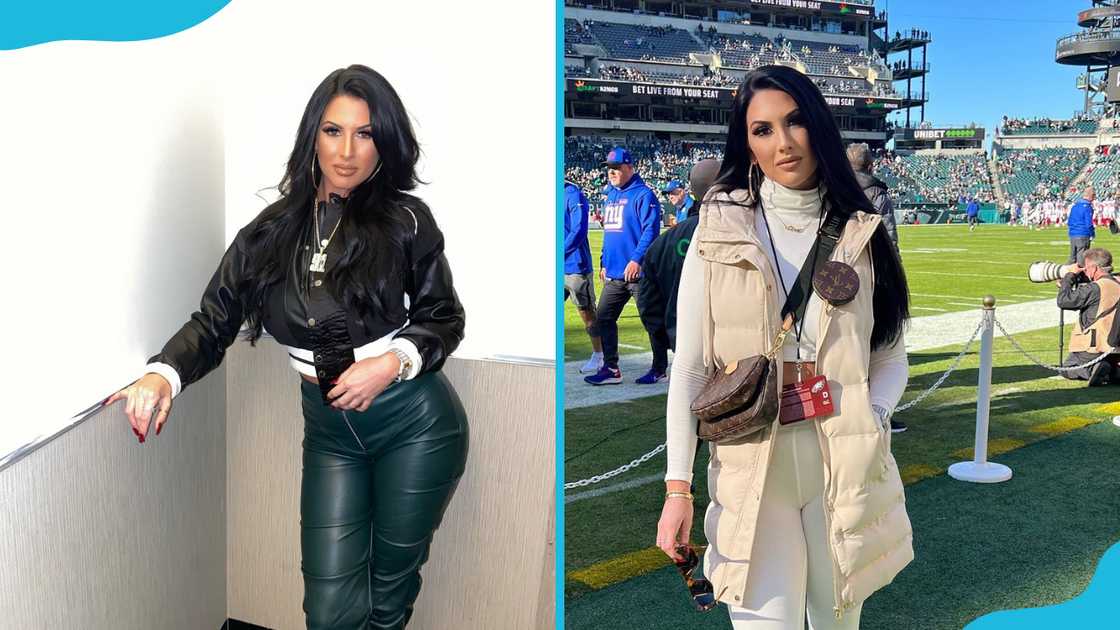 Fletcher Cox's girlfriend Kaycee Marchetti at the Lincoln Financial Field stadium. Fletcher Cox's girlfriend Kaycee Marchetti at the Lincoln Financial Field stadium.