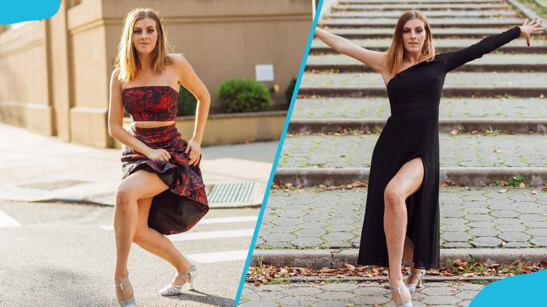 Emma dancing in heels Emma dancing in heels