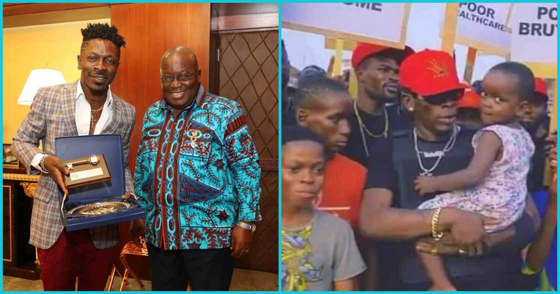 Shatta Wale and Akufo-Addo Shatta Wale and Akufo-Addo