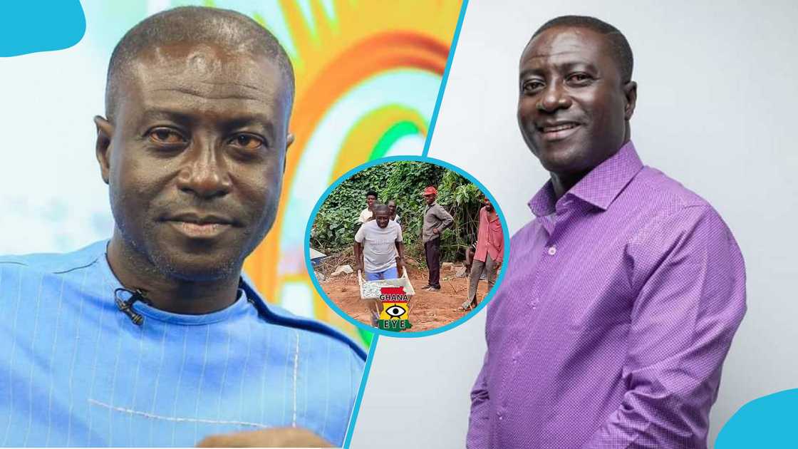 Captain Smart, Gomoa West, Ghanaian journalist, construction site, Teachers' Quarters, 2028 elections Captain Smart, Gomoa West, Ghanaian journalist, construction site, Teachers' Quarters, 2028 elections