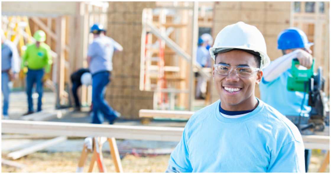 People at a construction site People at a construction site