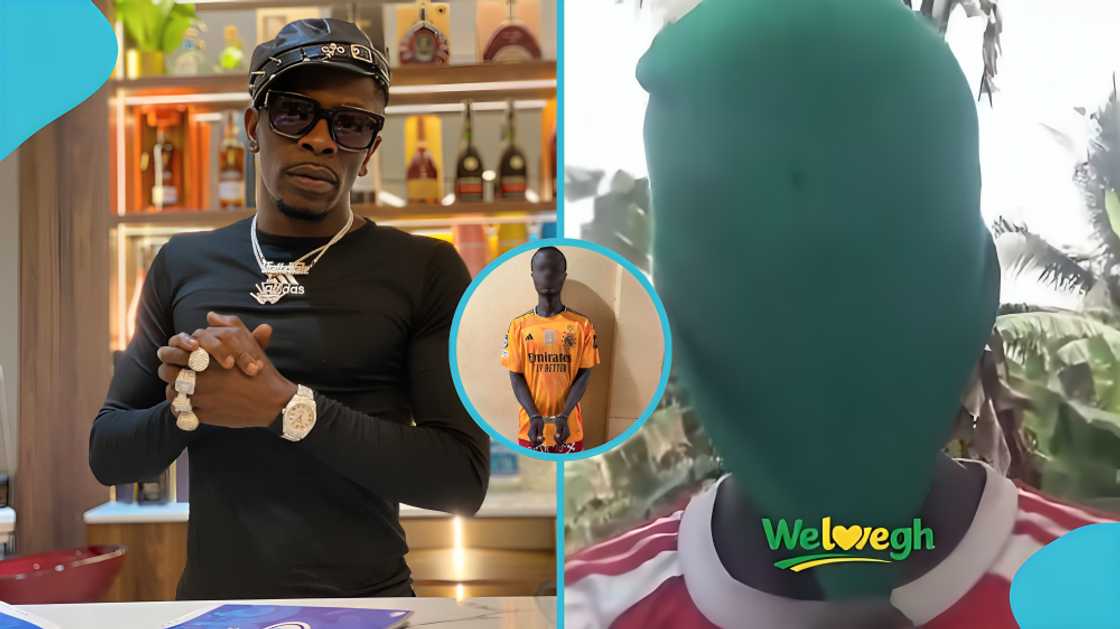 The man arrested for threatening the Police and the army calls on Shatta Wale for help, armed robbers, thief, content creation, education, people The man arrested for threatening the Police and the army calls on Shatta Wale for help, armed robbers, thief, content creation, education, people