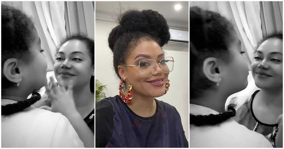 Nadia Buari and her daughter Nadia Buari and her daughter