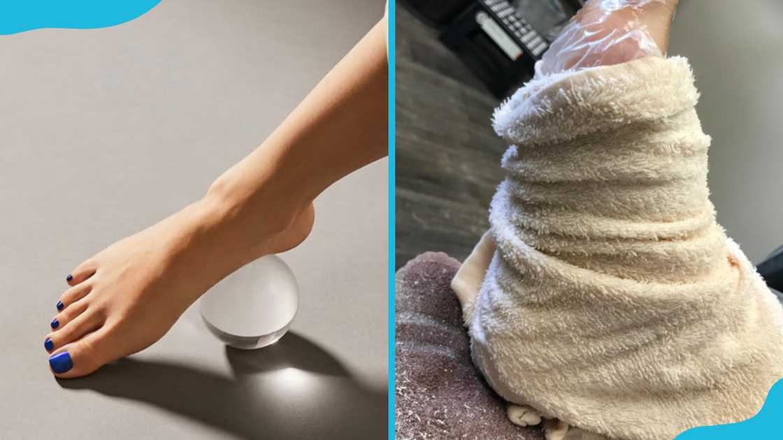 Waterless pedicure Waterless pedicure