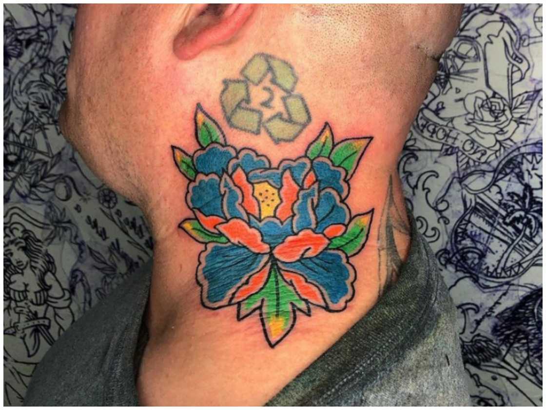 Neck tattoos for men Neck tattoos for men