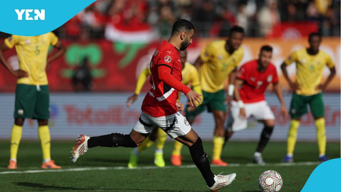 AFCON 2025, Mohamed Salah, Egypt knockout stage, Liverpool reaction, South Africa match, Egypt victory, penalty goal, AFCON qualification, Pharaohs performance, Premier League response.