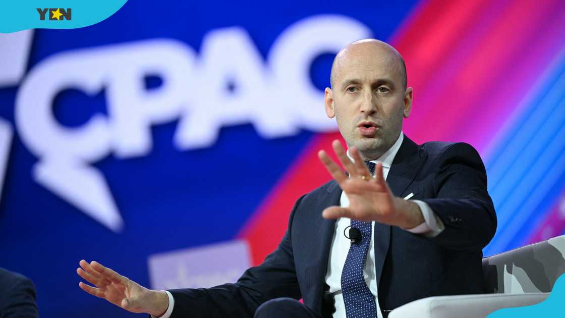 Stephen Miller speaks during the annual Conservative Political Action Conference (CPAC).