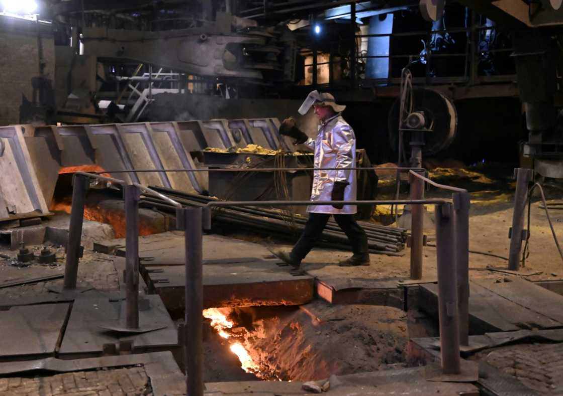 After the Russian invasion began, work halted at the complex for a month After the Russian invasion began, work halted at the complex for a month