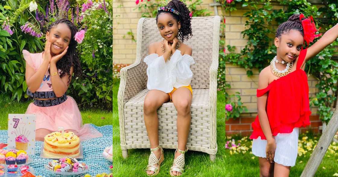 Asamoah Gyan's wife celebrates birthday of their daughter today with 8 stunning photos