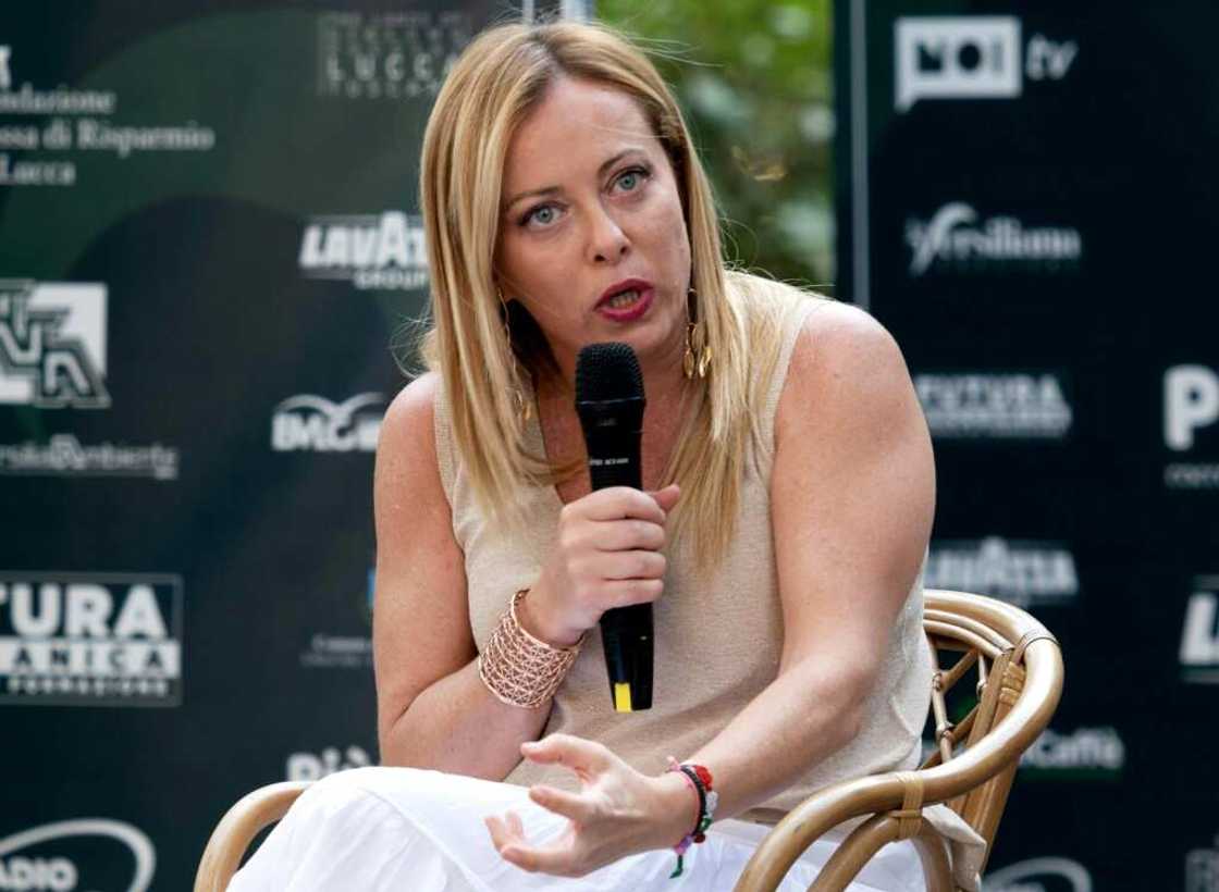 Giorgia Meloni's Brothers of Italy party is leading opinion polls ahead of September 25 elections Giorgia Meloni's Brothers of Italy party is leading opinion polls ahead of September 25 elections