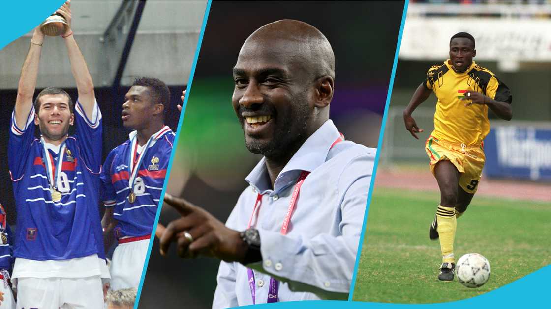 Otto Addo, Marcel Desailly, Anthony Yeboah, Black Stars, 2026 World Cup qualifiers. Otto Addo, Marcel Desailly, Anthony Yeboah, Black Stars, 2026 World Cup qualifiers.