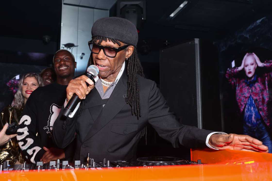 Nile Rodgers attend the launch of Mission Magazine's The New Order issue Nile Rodgers attend the launch of Mission Magazine's The New Order issue