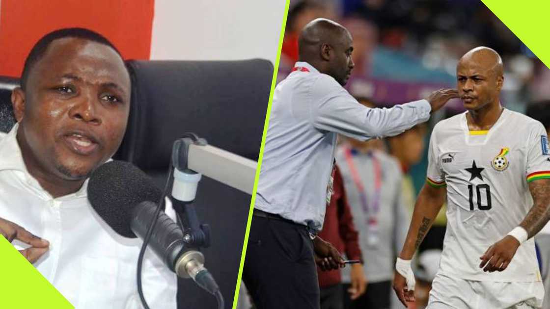 Sannie Daara highlights Otto Addo's mistakes. Sannie Daara highlights Otto Addo's mistakes.