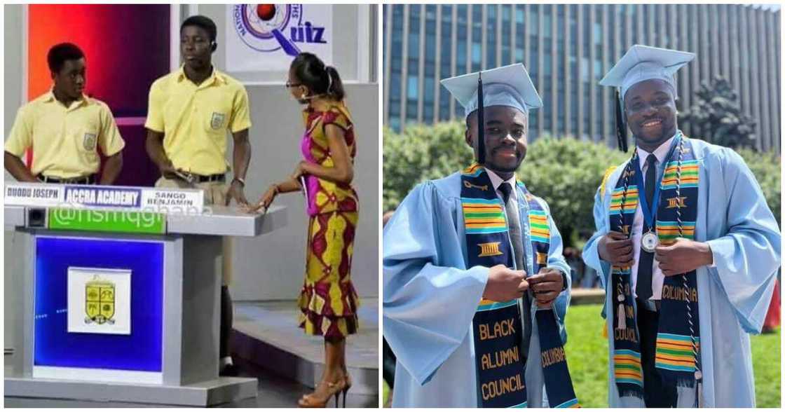 Former Accra Academy NSMQ contestants graduates from Columbia University