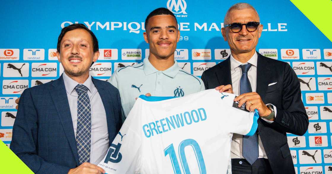 Mason Greenwood's unveiling.