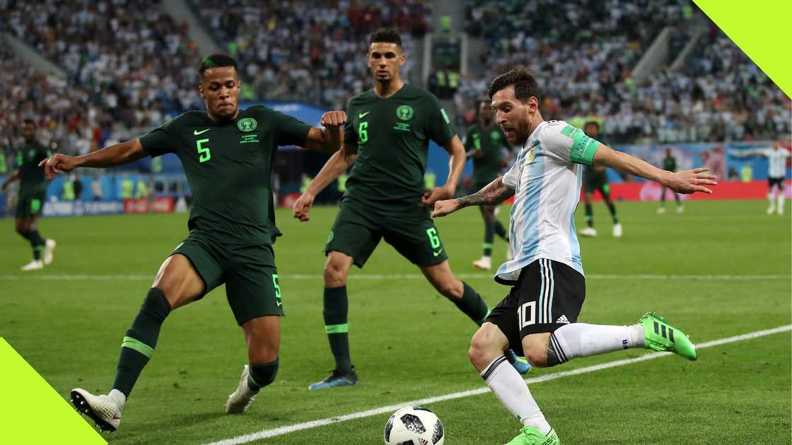 Lionel Messi gave Nigerian defenders a tough time in 2018 Lionel Messi gave Nigerian defenders a tough time in 2018