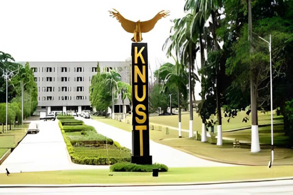 A view of KNUST's entrance