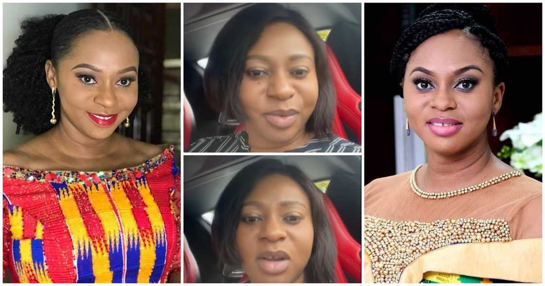 Adwoa Safo: Dome Kwabenya MP Wishes BECE Candidates Good Luck with Thick American Accent Adwoa Safo: Dome Kwabenya MP Wishes BECE Candidates Good Luck with Thick American Accent