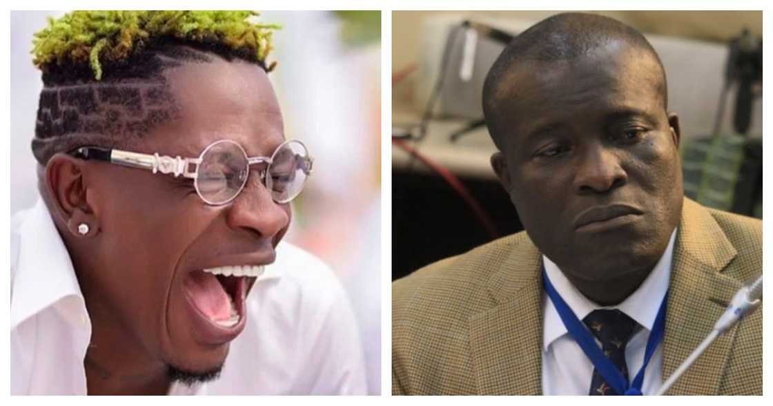 Shatta Wale and Titus Glover. Source: User-generated