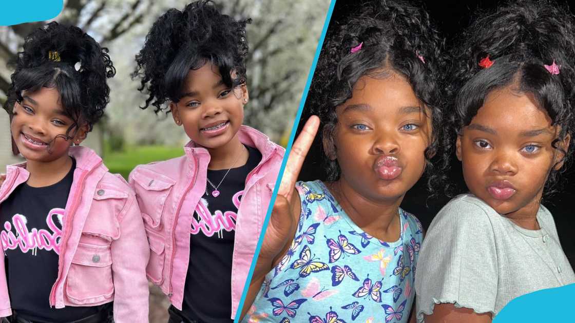 The TrueBlue twins posing for a photo The TrueBlue twins posing for a photo