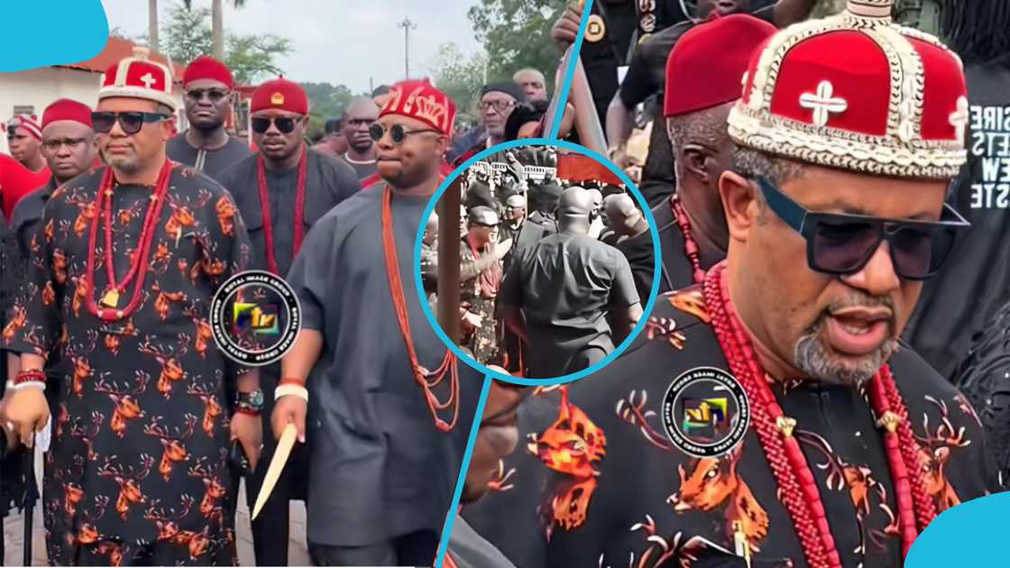 Igbo king, Igbo king Manhyia, Igbo king Asantemaa funeral, Igbo King portuguese