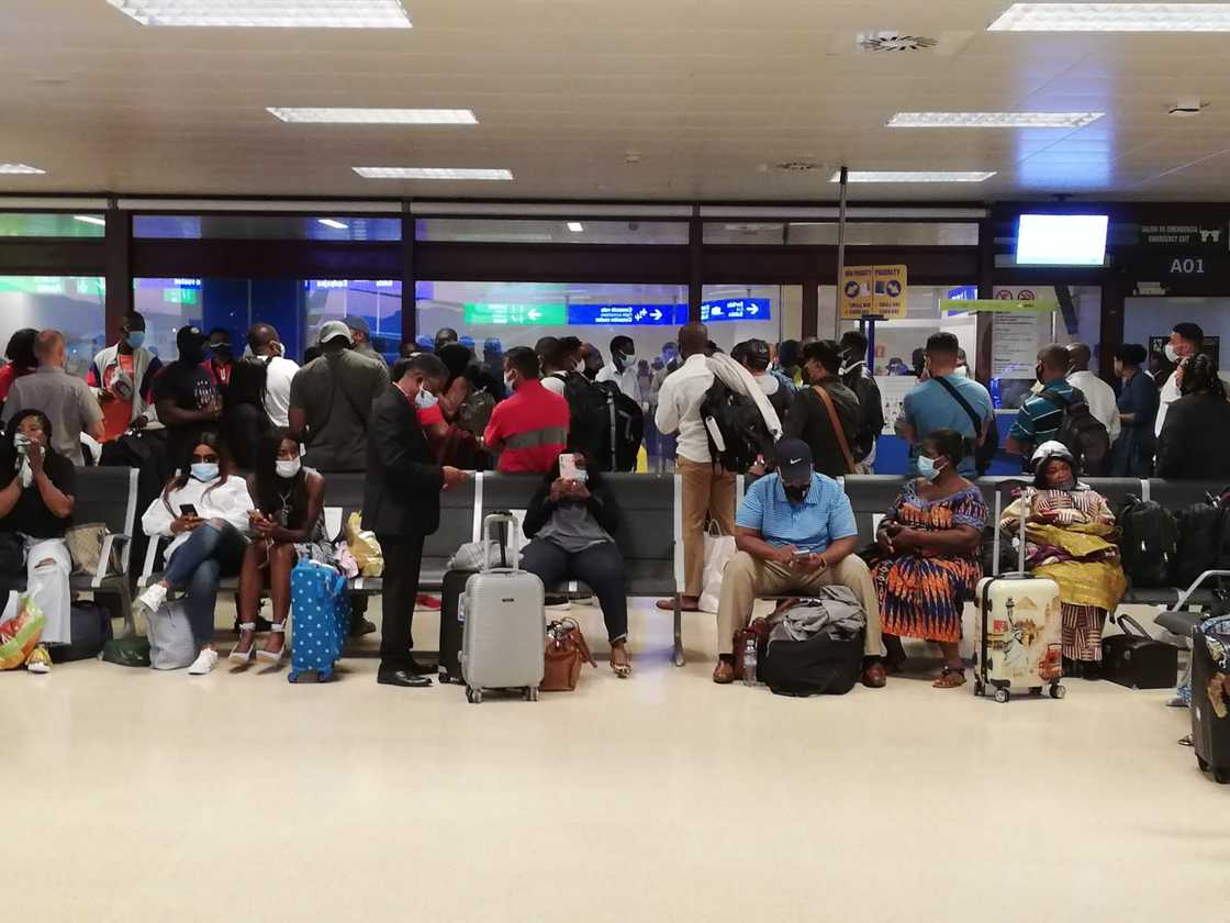 Ghanaians stranded in Spain after KLM emergency landing Ghanaians stranded in Spain after KLM emergency landing
